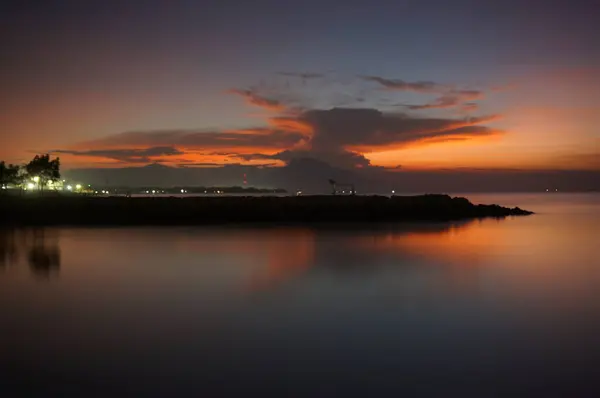 Beauty Sunset Beach — Stock Photo, Image