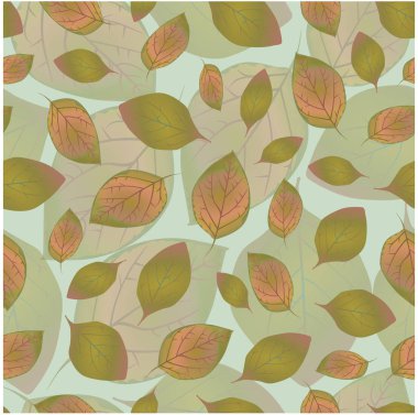 desen dikişsiz sonbahar yaprakları ağaçlar bulutlar arka plan doğa duvar kağıtları yılın zamanı