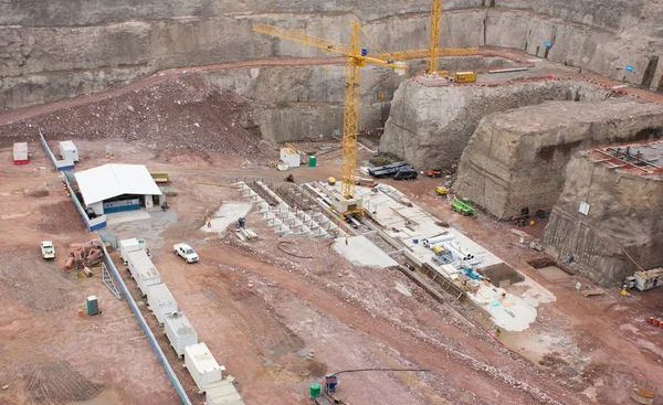 İnşaat alanının manzarası