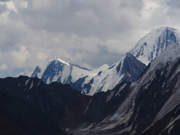 Breathtaking View Altai Mountains Glacier Russia — Stock Photo, Image