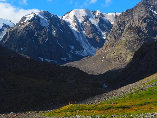 Impresionante Vista Del Glaciar Las Montañas Altai Rusia —  Fotos de Stock