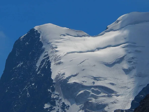 Vue Imprenable Sur Glacier Des Montagnes Altaï Russie — Photo