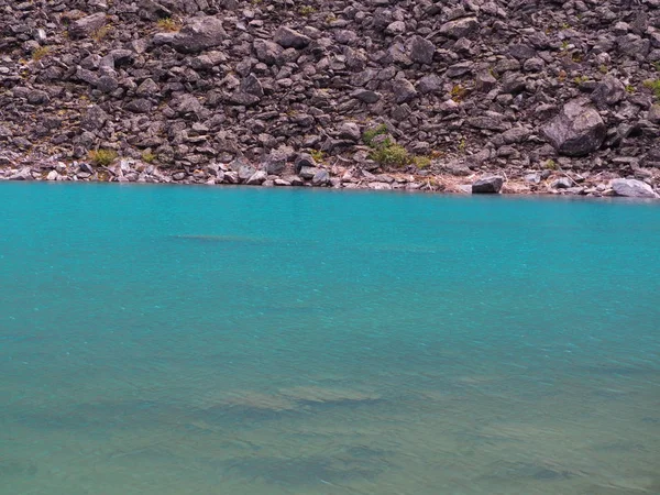 Água Azul Lower Shavla Lake Altai Mountains Rússia — Fotografia de Stock
