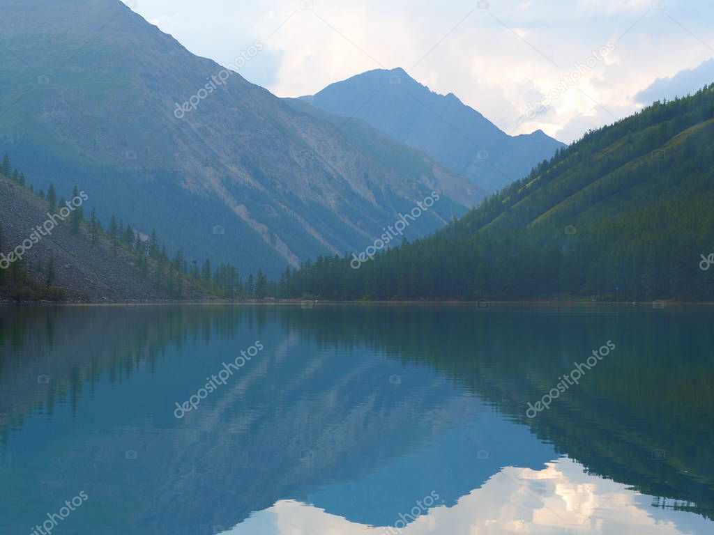 picturesque view of lake at Altai Mountains, Russia 