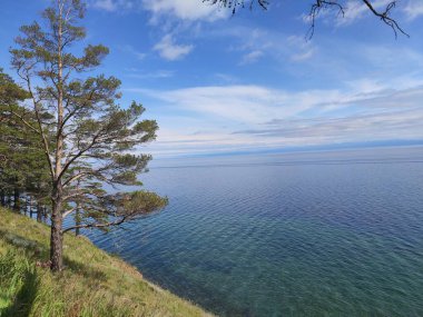 expanses of lake Baikal, Siberia, Russia clipart