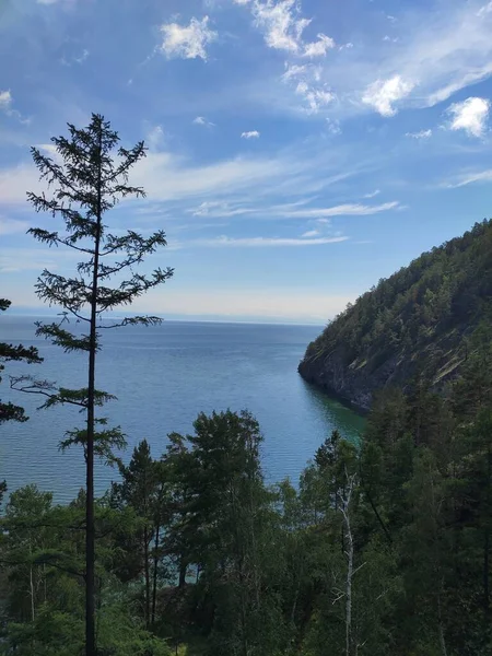 Journée Été Sur Lac Baïkal Sibérie Russie — Photo