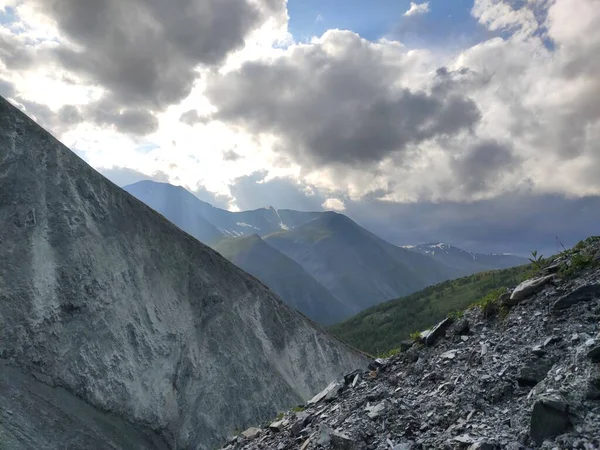 Landschap Altai Bergketens — Stockfoto