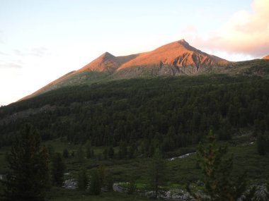 güzel manzara Altai dağ sıraları