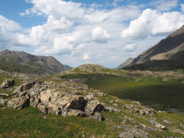 güzel manzara Altai dağ sıraları