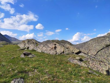 güzel manzara Altai dağ sıraları