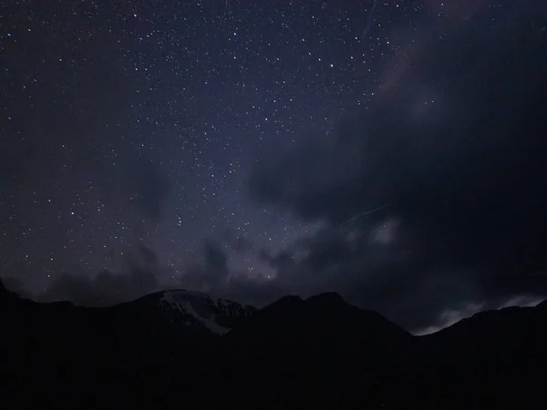 Noche Estrellada Las Montañas Altai Gorny Altai — Foto de Stock