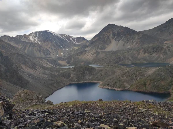 Krásná Krajina Altai Pohoří Jezero — Stock fotografie