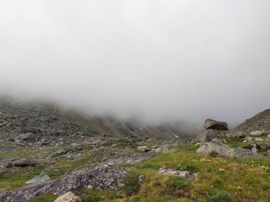güzel manzara Altai dağ sıraları