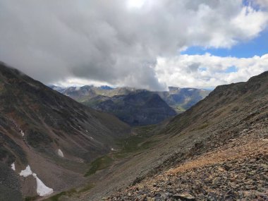 güzel manzara Altai dağ sıraları