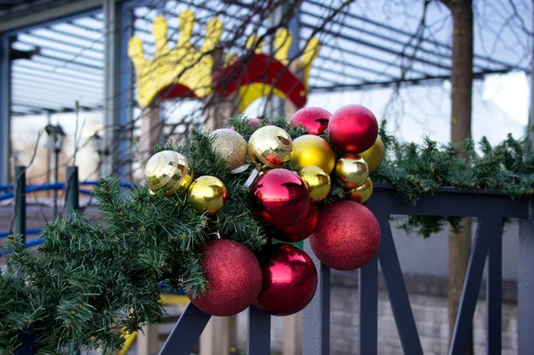 Christmas public space decorations.