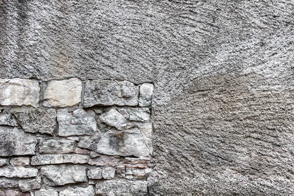 Double Textured Wall Texture Bricks Concrete Wall — Stock Photo, Image