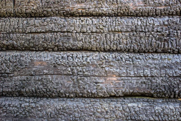 Textura Madeira Queimada — Fotografia de Stock