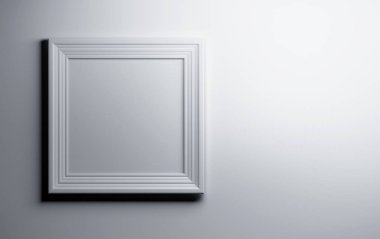 Beyaz resim çerçevesi