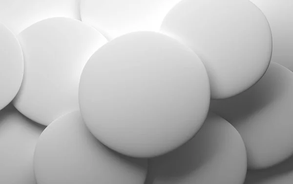 Cerchi bianchi — Foto Stock