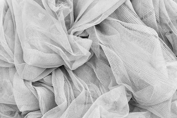 Black and white photo of fabric — Stock Photo, Image