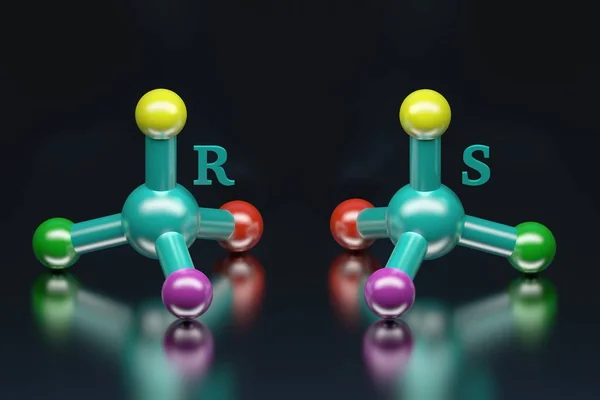 Colorful stereoisomers — Stock Photo, Image