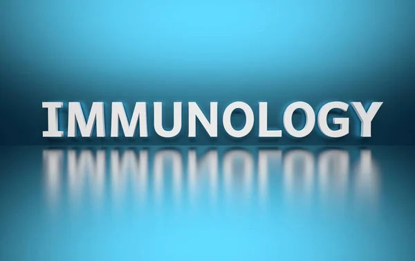 Parola Immunologia — Foto Stock