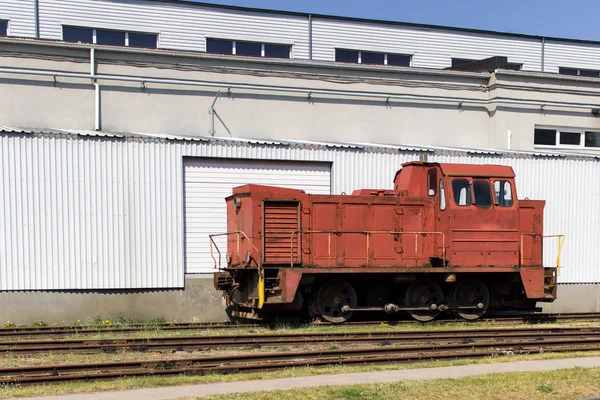 오래된 해체 열차 — 스톡 사진