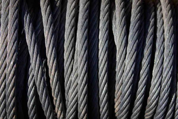 Металлическая плетеная проволока из нержавеющей стали — стоковое фото