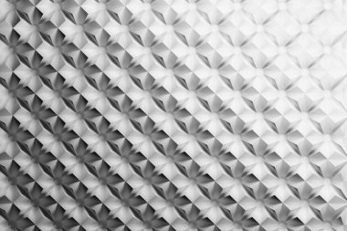 Siyah ve beyaz yinelenen piramit üçgen deseni 