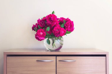 Top cam yabani çay gül buketi