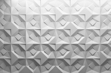 Katlanmış kesilmiş kağıt etkisi patter