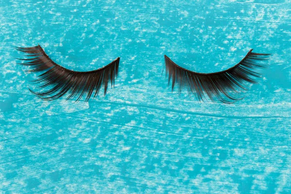 Glamorous artificial female decorative sticky eye lashes