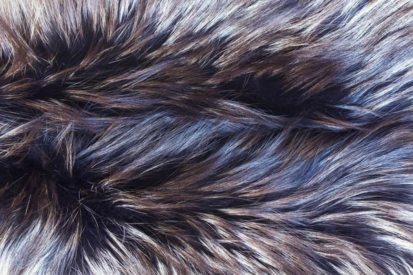 Pembe ile renkli sentetik kürk dokusunun yakın çekim