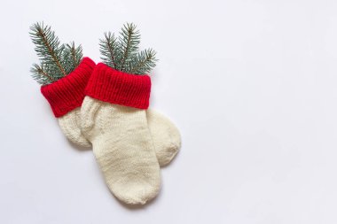 Sıcak beyaz Noel çorapları Firon beyaz arka camlı 