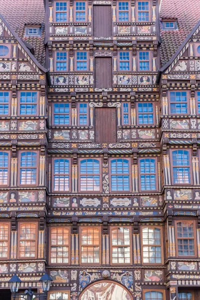 Façade du bâtiment historique Wedekindhaus à Hildesheim — Photo