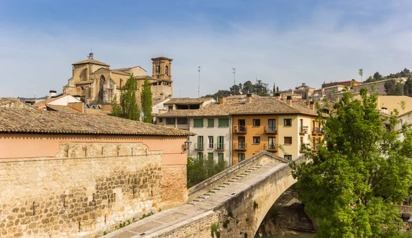 Puente Romano Antiguo Histórica Ciudad Estella España — Foto de Stock