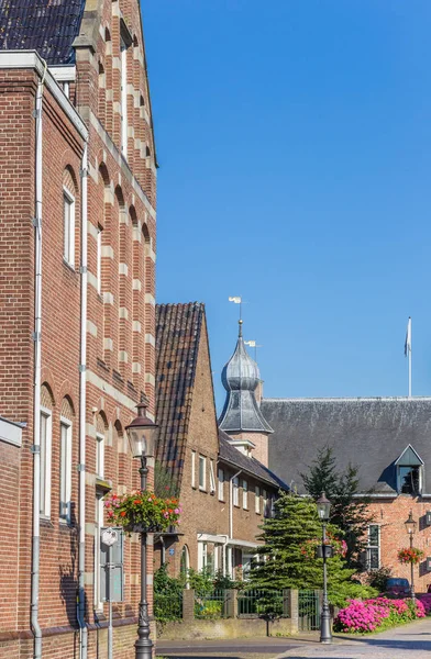 Häuser Und Schloss Coevorden Den Niederlanden — Stockfoto