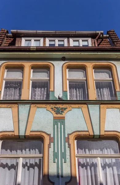 Façade Historique Dans Centre Hannoversch Munden Allemagne — Photo