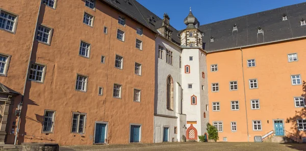 Panorama Castelo Welfenschloss Hannoversch Munden Alemanha — Fotografia de Stock