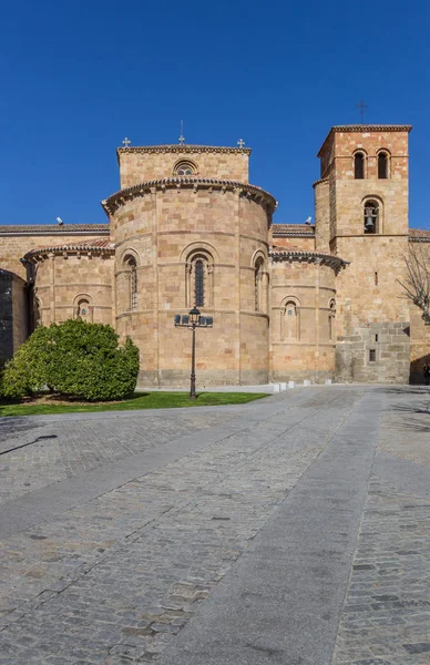 Zvonici Kostela Centru Avila Španělsko — Stock fotografie