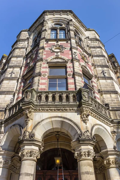 Bremen Almanya Merkezinde Tarihi Bir Binanın Dış Cephe — Stok fotoğraf