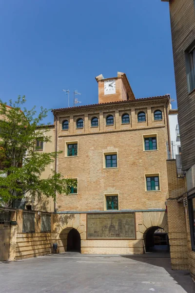 Portão Histórico Cidade Centro Tudela Espanha — Fotografia de Stock