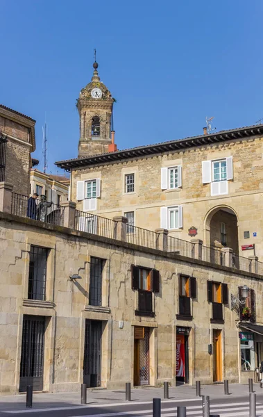 Edificios Históricos Casco Antiguo Vitoria Gasteiz España — Foto de Stock