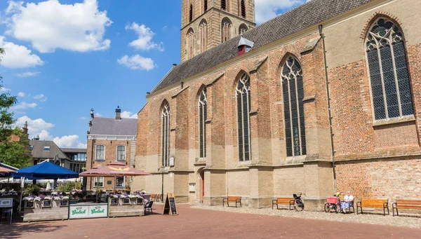 Panorama Praça Mercado Central Lochem Países Baixos — Fotografia de Stock