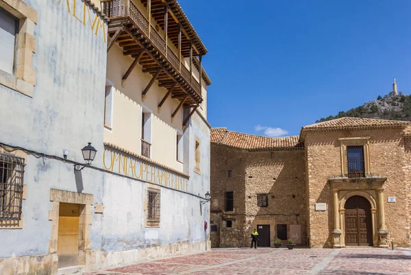 Edifícios Reais Históricos Centro Cuenca Espanha — Fotografia de Stock