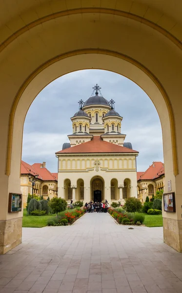 Arch Orthodox Cathedral Citadel Alba Iulia Romania — Stock Photo, Image