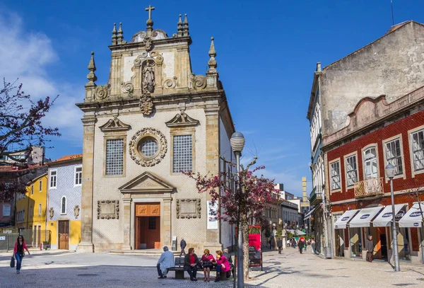 Iglesia Igreja Dos Terceiros Centro Braga Portugal — Foto de Stock