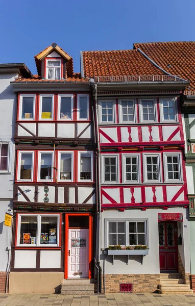 Colorful Houses Historic Center Duderstadt Germany — Stock Photo, Image