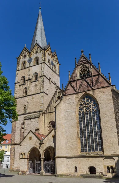 Herford Németország Közepén Történelmi Munster Templom — Stock Fotó