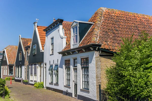 Oude Huizen Oudeschild Texel Eiland Nederland — Stockfoto